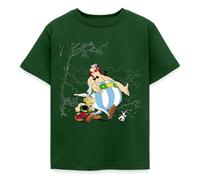 Spreadshirt Astérix & Obélix avec Idéfix dans La Nature T Shirt Enfant