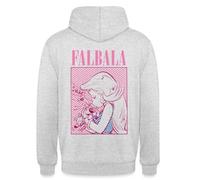 Spreadshirt Asterix & Obelix Falbala Embrasse Idefix Sweat À Capuche Unisexe, XXL, Gris Clair chiné