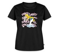 Spreadshirt Astérix & Obélix Falbala Et Idéfix T Shirt Femme Premium, XL, Noir