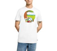 Spreadshirt Astérix & Obélix Font Une Sieste T Shirt Homme Premium, 5XL, Blanc