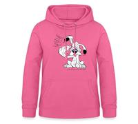 Spreadshirt Astérix & Obélix Idéfix Frappe Toc Toc Toc Sweat À Capuche Femme, XXL, Rose