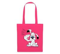 Spreadshirt Astérix & Obélix Idéfix Frappe Toc Toc Toc Tote Bag, taille unique, rose azalée