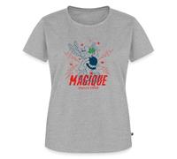Spreadshirt Asterix & Obelix Magique 1959 Ébauche Design T Shirt Femme Premium, XS, Gris chiné
