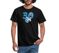 Spreadshirt Asterix & Obelix Motif du 30e Anniversaire T-Shirt Homme, XL, Noir