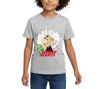 Spreadshirt Astérix & Obélix Potion Magique T Shirt Enfant, 122/128 (7-8 Ans), Gris chiné