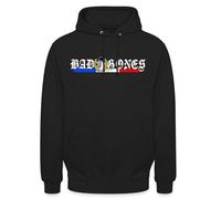 Spreadshirt Bad GONES 87 Ultras Lyon Sweat À Capuche Unisexe, M, Noir