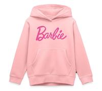 Spreadshirt Barbie Logo Classique Sweat À Capuche Enfant Premium, 110/116 (4 Ans), Rose