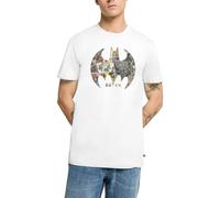 Spreadshirt Batman 80 Ans BD Anniversaire Dark Knight T Shirt Homme Premium, L, Blanc
