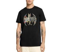 Spreadshirt Batman 80 Ans BD Anniversaire Dark Knight T-Shirt Premium Homme, L, Noir