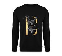 Spreadshirt Batman 80 Ans et Joker Sweat Unisexe, S, Noir