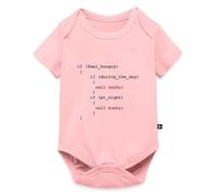 Spreadshirt Bébé Développeur Cadeau Nerd G ody Manches Courtes Bébé Bio, 74 (6-9 mois), rose