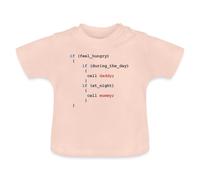 Spreadshirt Bébé Développeur Cadeau Nerd Geek T Shirt Bébé Bio, 6-12 Mois, Rose Cristal