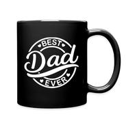 Spreadshirt Best Dad Ever Design Papa Père Idée Cadeau Fête Des Pères Mug Tasse, taille unique, noir