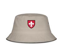 Spreadshirt Blason Lille France Cadeau Vacances Bob, L/XL (Casquettes), Kaki/Noir