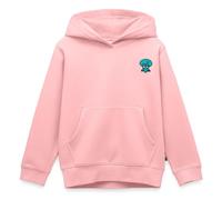 Spreadshirt Bob l'Éponge Carlo Tentacule Motif De Broderie Sweat À Capuche Enfant Premium, 98/104 (2 Ans), Rose