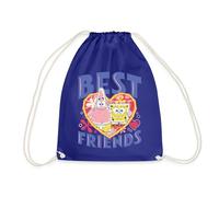 Spreadshirt Bob l'Éponge Et Patrick Meilleures Amies Sac À Dos Cordon, Taille Unique, Bleu Roi