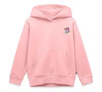 Spreadshirt Bob l'Éponge Gary L'Escargot Motif De Broderie Sweat À Capuche Enfant Premium, 122/128 (6 Ans), Rose