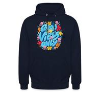 Spreadshirt Bob l'Éponge Good Vibes Only Sweat À Capuche Unisexe, L, Marine