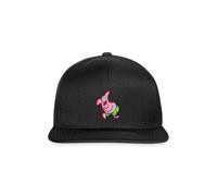 Spreadshirt Bob l'Éponge Patrick Étoile Motif De Broderie Casquette Snapback, Taille Unique, Noir/Noir