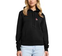 Spreadshirt Bob l'Éponge Patrick Étoile Motif De Broderie Sweat À Capuche Premium Femme, S, Noir
