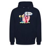 Spreadshirt Bob l'Éponge Spongebob Gary l'Escargot Sweat À Capuche Unisexe, L, Marine