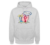 Spreadshirt Bob l'Éponge Spongebob Gary l'Escargot Sweat À Capuche Unisexe, XXL, Gris Clair chiné