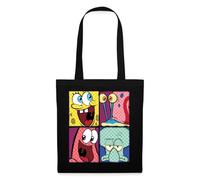 Spreadshirt Bob l'Éponge Spongebob Patrick Carlo Gary Tote Bag