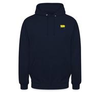 Spreadshirt Bob l'Éponge Spongebob Poche Poitrine Broderie Sweat À Capuche Unisexe, XXL, Marine