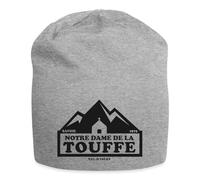 Spreadshirt Bonnet Les Bronzés Font du Ski Notre Dame de la Touffe Humour Montagne Ski, Taille Unique, Gris chiné