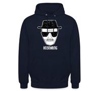 Spreadshirt Breaking Bad Heisenberg Dessin Sweat À Capuche Unisexe, 3XL, Marine