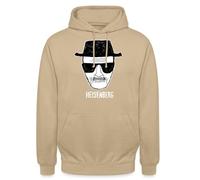 Spreadshirt Breaking Bad Heisenberg Dessin Sweat À Capuche Unisexe, XL, Beige