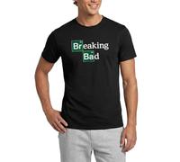 Spreadshirt Breaking Bad Logo Série TV Chimie et Crime T Shirt Homme, XL, Noir