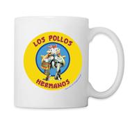 Spreadshirt Breaking Bad Los Pollos Hermanos Coupe Mug Blanc, taille unique, blanc