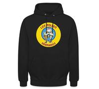 Spreadshirt Breaking Bad Los Pollos Hermanos Logo Série Cadeau Chimiste Sweat À Capuche Unisexe, 4XL, Noir