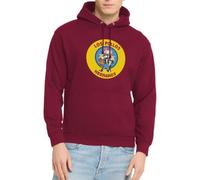 Spreadshirt Breaking Bad Los Pollos Hermanos Logo Série Cadeau Chimiste Sweat À Capuche Unisexe, L, Bordeaux