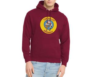 Spreadshirt Breaking Bad Los Pollos Hermanos Logo Série Cadeau Chimiste Sweat À Capuche Unisexe, S, Bordeaux