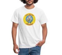 Spreadshirt Breaking Bad Los Pollos Hermanos Logo Série Cadeau Chimiste T-Shirt Homme, M, Blanc