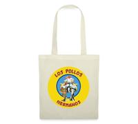 Spreadshirt Breaking Bad Los Pollos Hermanos Logo Série Cadeau Chimiste Tote Bag, taille unique, nature