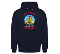 Spreadshirt Breaking Bad Los Pollos Hermanos Série TV Chimie Merch Marchandise Sweat À Capuche Unisexe, L, Marine