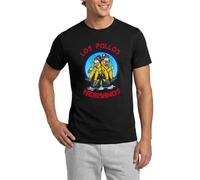 Spreadshirt Breaking Bad Los Pollos Hermanos Série TV Chimie Merch Marchandise T Shirt Homme, 3XL, Noir