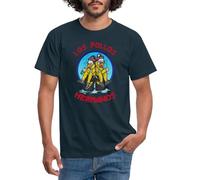 Spreadshirt Breaking Bad Los Pollos Hermanos Série TV Chimie Merch Marchandise T-Shirt Homme, XL, Marine