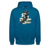Spreadshirt Breaking Bad Walter White Alias Heisenberg Sweat À Capuche Unisexe, S, Bleu Profond