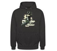 Spreadshirt Breaking Bad Walter White Alias Heisenberg Sweat À Capuche Unisexe, XXL, Charbon
