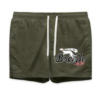 Spreadshirt Breizh Ma Bro Cadeau Breton Humour Bretagne Maillot de Bain, M, Vert Olive