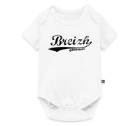 Spreadshirt Bretagne Breton Breizh Original Body Manches Courtes Bébé Bio, 80 (9-12 mois), blanc