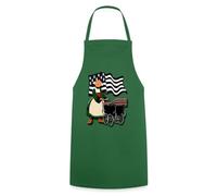 Spreadshirt Bretonne Avec Poussette Tablier Cuisine, taille unique, vert foncé