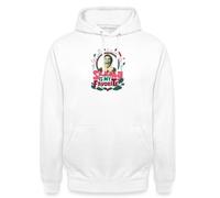 Spreadshirt Buddy L’Elfe De Noël - Sourire Est Mon Préféré Sweat À Capuche Unisexe, L, Blanc