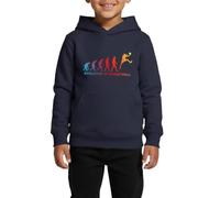 Spreadshirt Cadeau pour Fan De Basketball/Tenue De Basket pour Basketteur Sweat À Capuche Enfant Premium, 158/164 (12 Ans), Bleu Marine