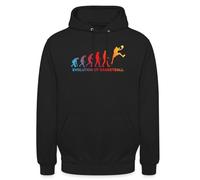 Spreadshirt Cadeau pour Fan De Basketball/Tenue De Basket pour Basketteur Sweat À Capuche Unisexe, L, Noir