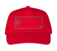 Spreadshirt Casquette Enfant Personnalisable Casquette de Baseball Enfant